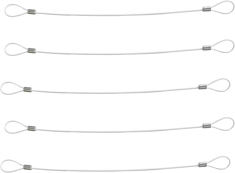 Ciyebst Cable Tethers 30 Pack with Crimping Tool (12 Inches, White Color), Adjustable Security Cable Look, Universal DIY Adapter Tethering Ties Kit for Computer Cord, Pre-Assembled, Tamper-Resistant - Image 4